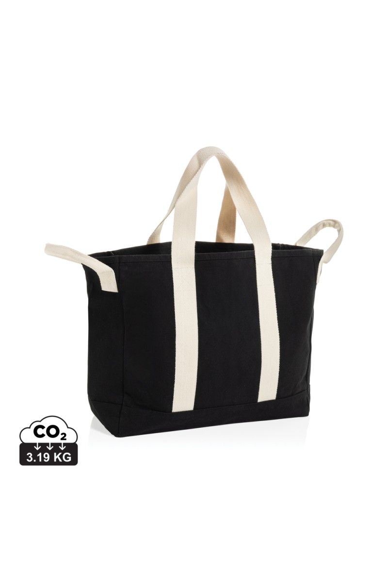 BEAU AWARE™ Beach bag 400gsm recycled canvas, with side hand