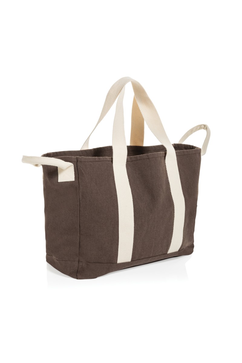 BEAU AWARE™ Beach bag 400gsm recycled canvas, with side hand
