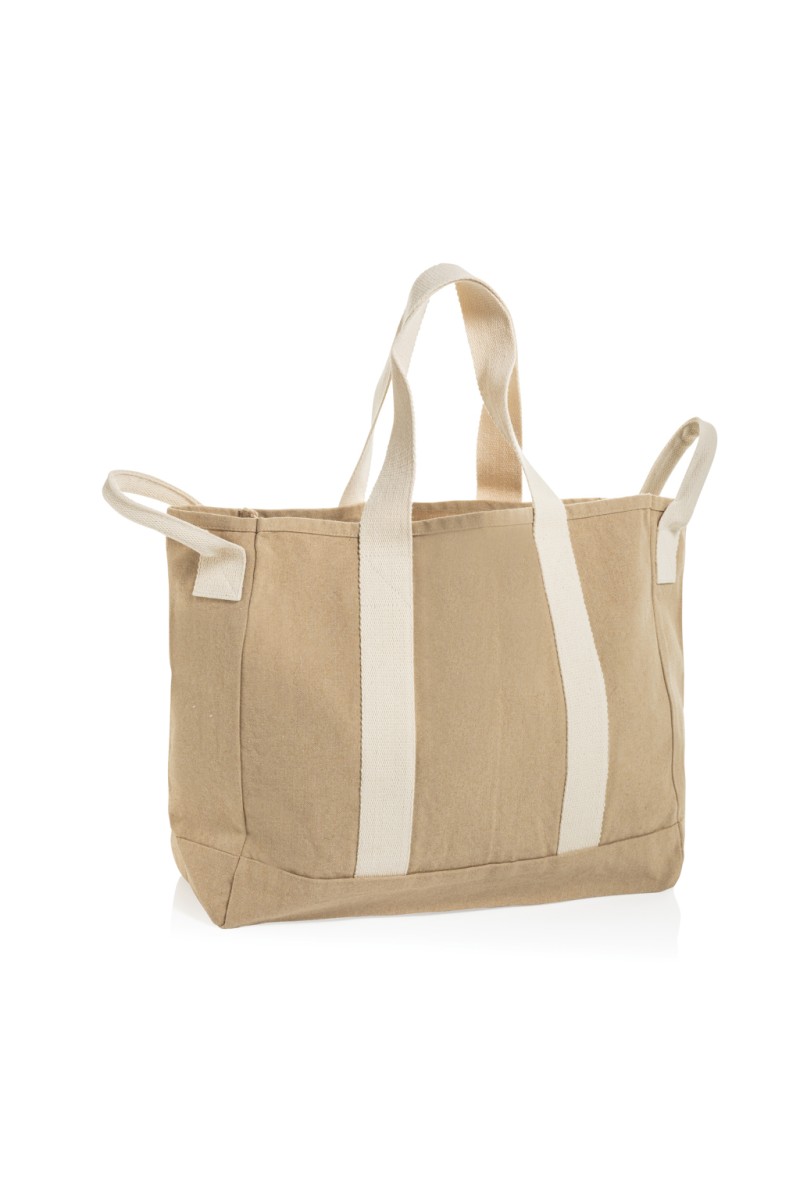 Geantă de plajă BEAU AWARE™ 400gsm din pânză reciclată with