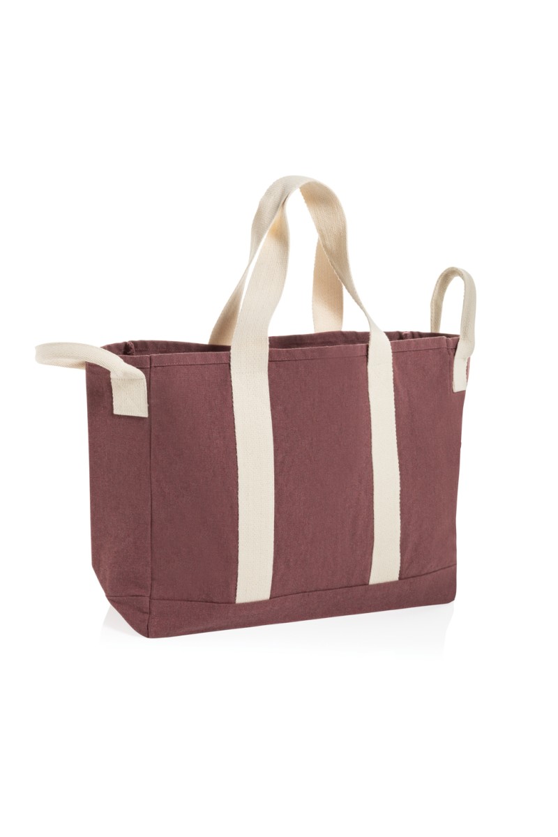 BEAU AWARE™ Beach bag 400gsm recycled canvas, with side hand