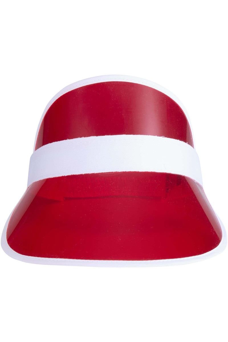 Bright cap with transparent visor