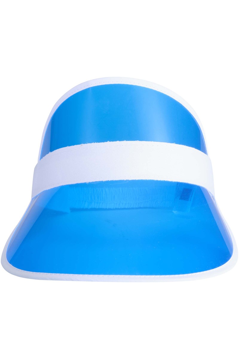Bright cap with transparent visor