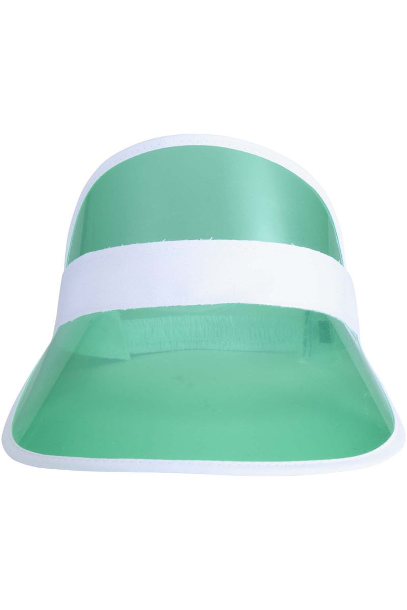 Bright cap with transparent visor