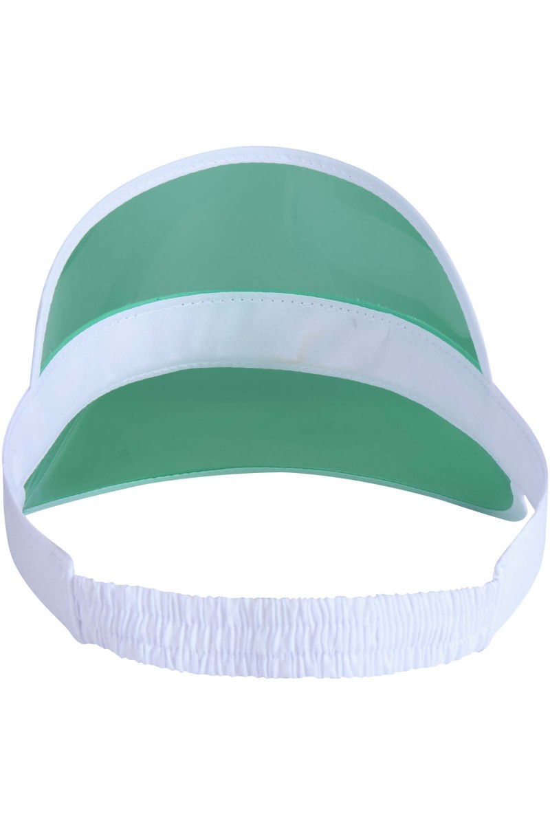 Bright cap with transparent visor