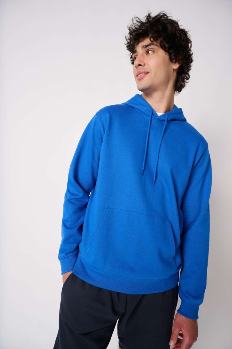 UNISEX BASIC HOODIE TUBULAR SWEATSHIRT