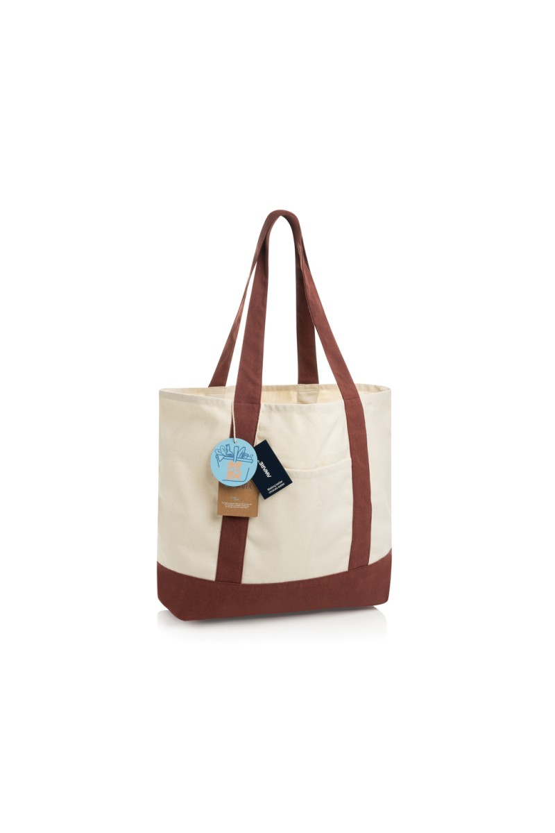 SHOP LOCAL AWARE™ recycled cotton 350gsm Tote bag