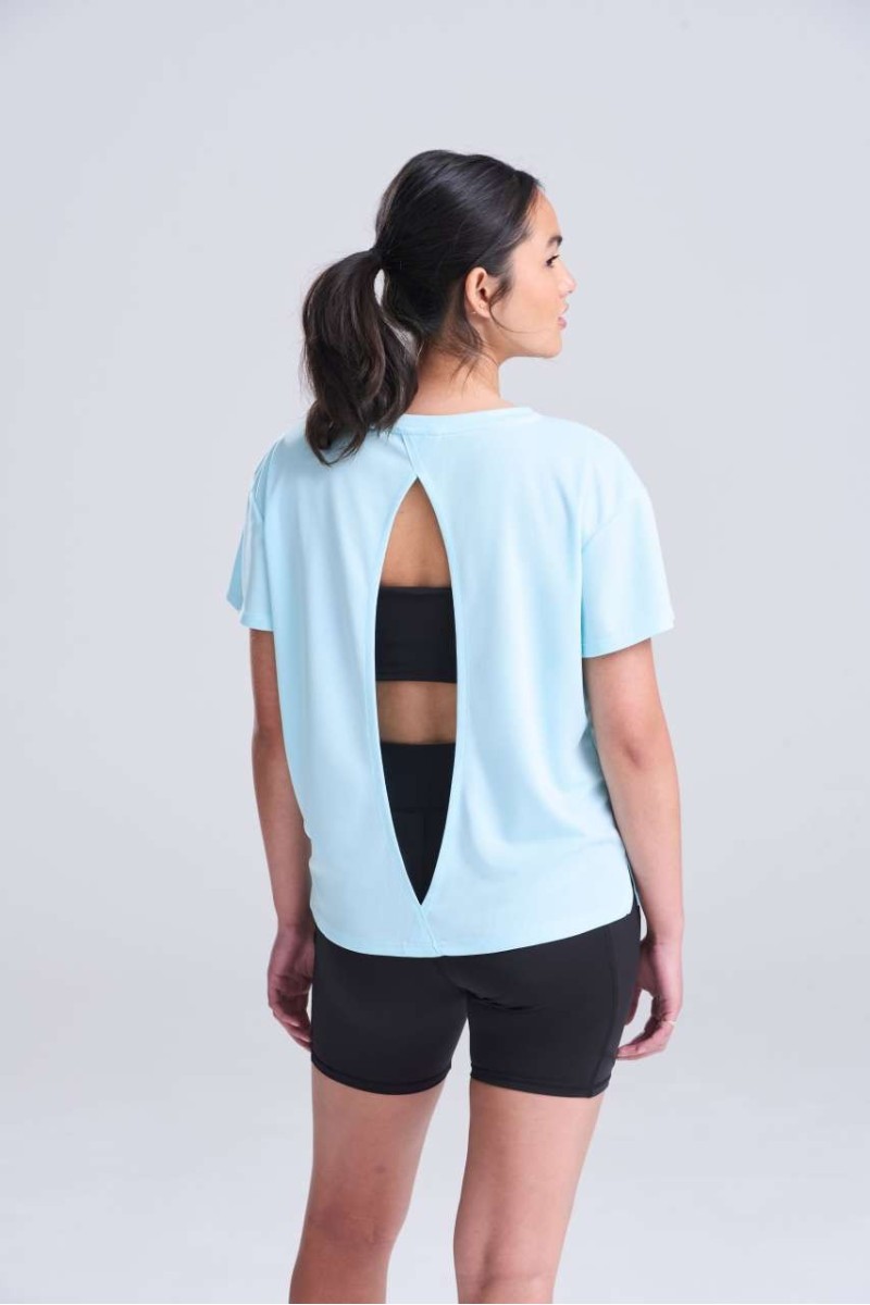 WOMEN'S OPEN BACK T