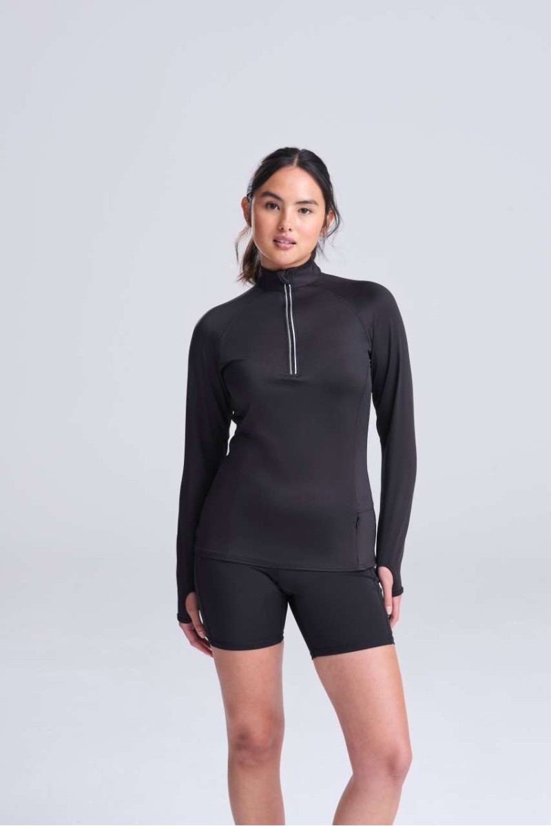 WOMEN'S COOL FLEX 1/2 ZIP TOP