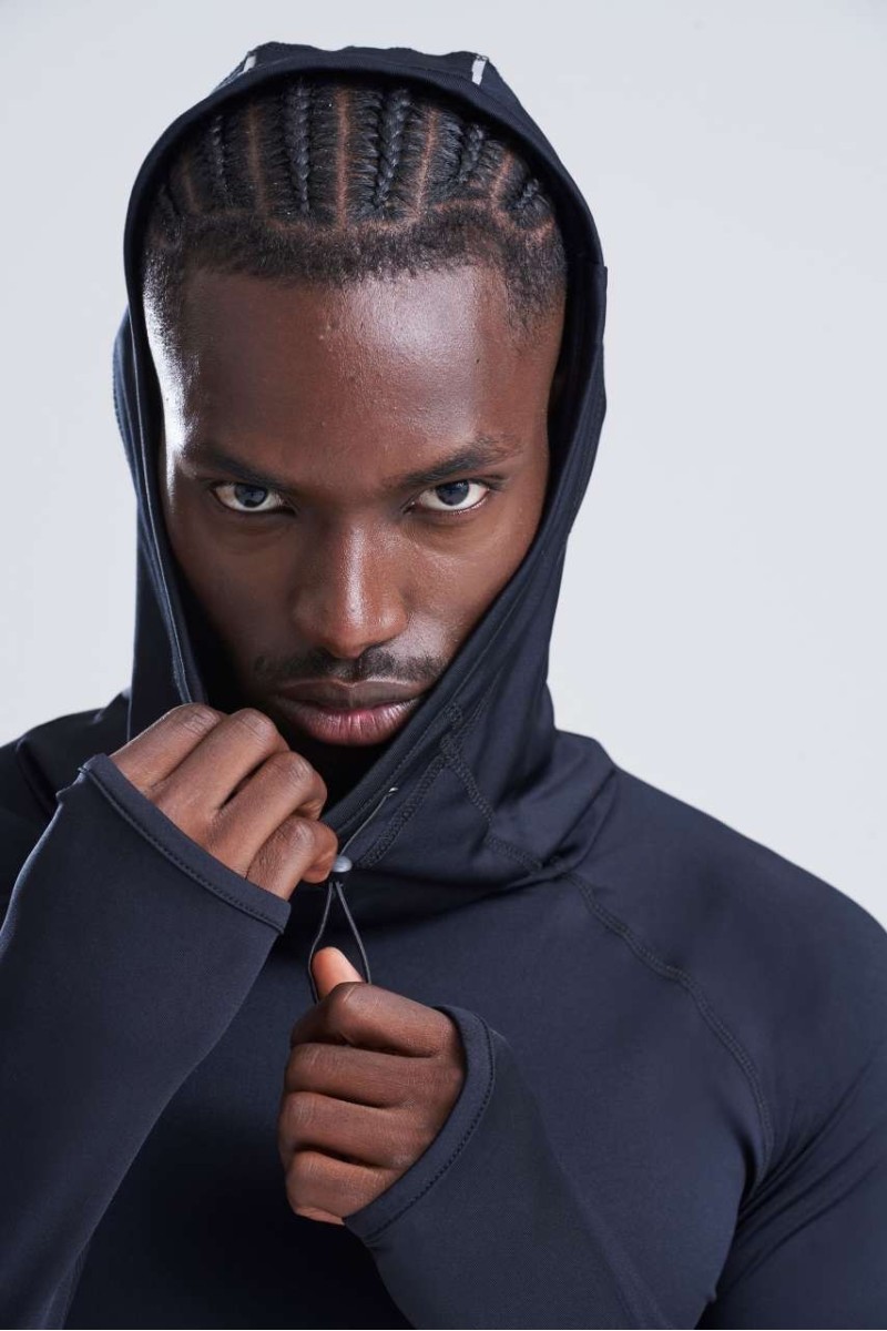 MENS COOL COWL NECK TOP