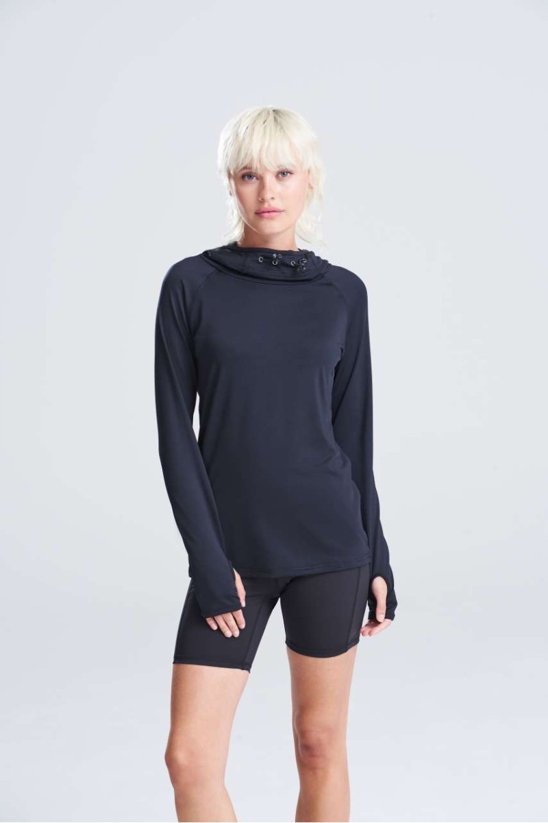 WOMEN'S COOL COWL NECK TOP