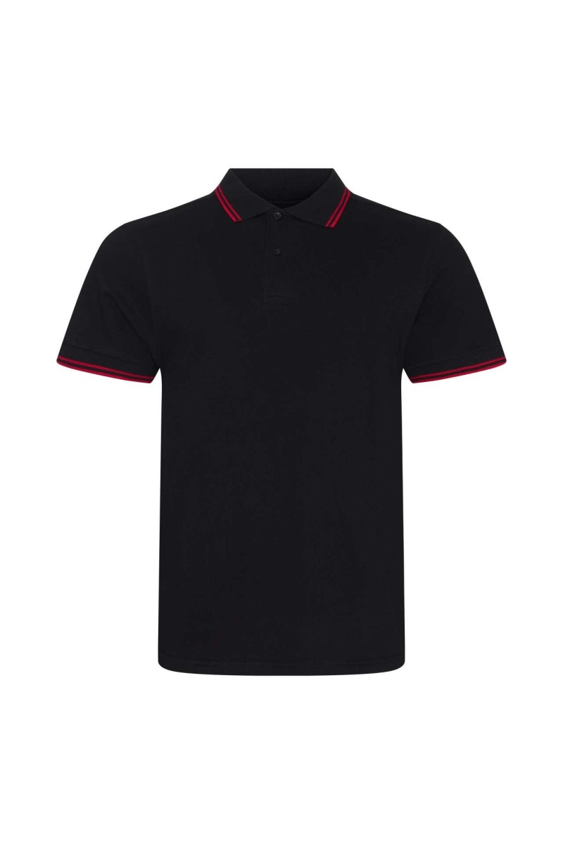 Tricou polo stretch cu tipsuri - Just Polos