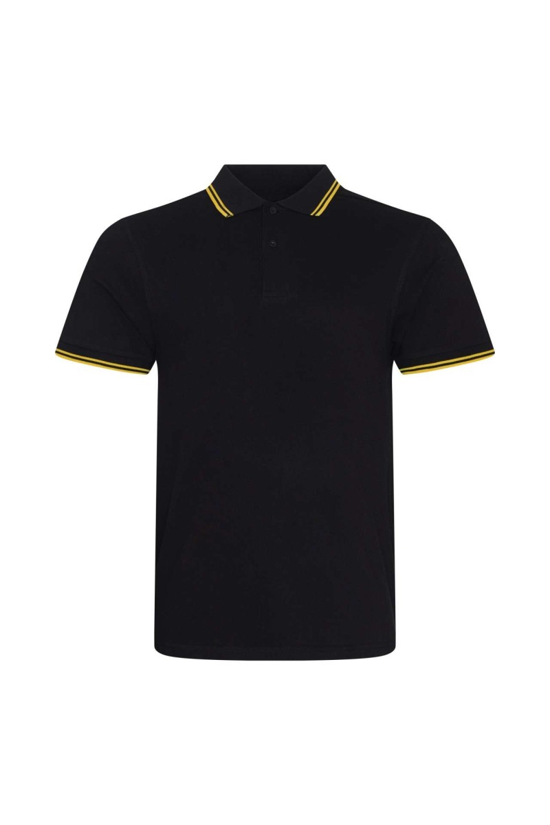 Tricou polo stretch cu tipsuri - Just Polos
