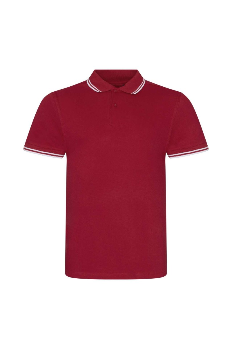 Tricou polo stretch cu tipsuri - Just Polos