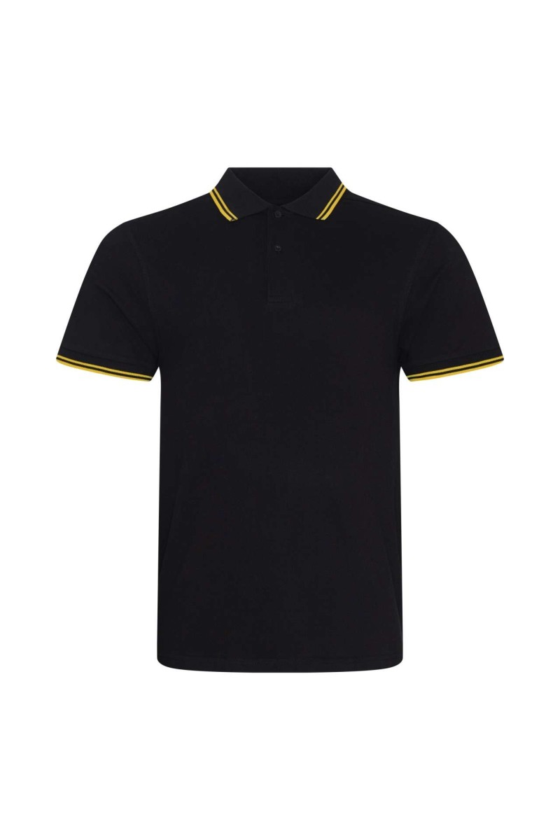 Tricou polo stretch cu tipsuri - Just Polos