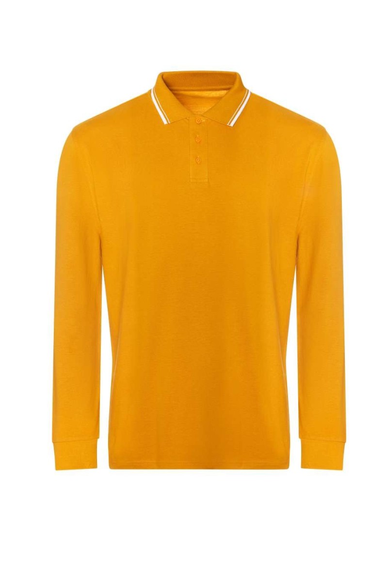 LONG SLEEVE TIPPED 100 POLO