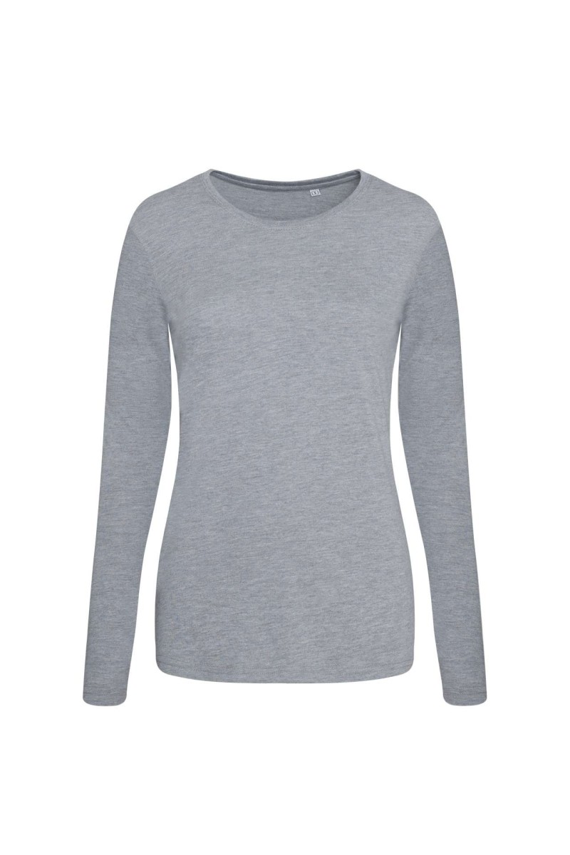 Tricou tri-blend cu mânecă lungă pentru femei - Just Ts