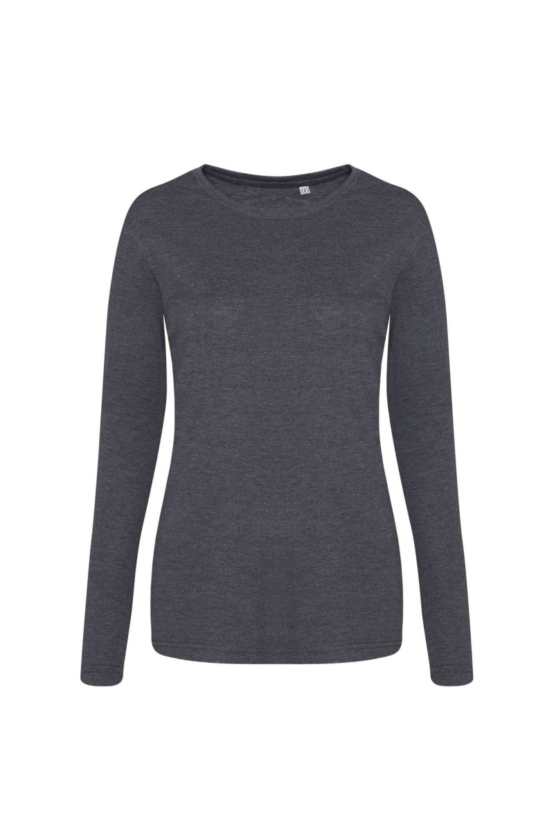 Tricou tri-blend cu mânecă lungă pentru femei - Just Ts