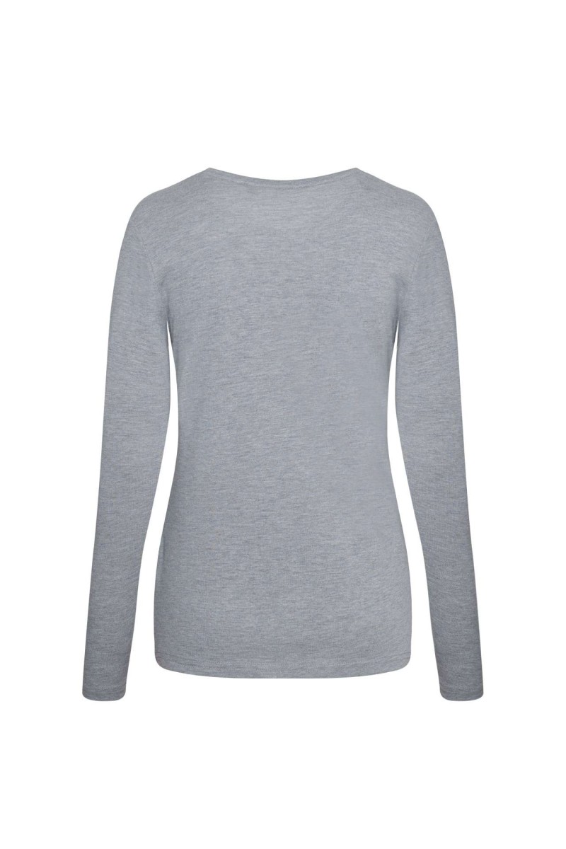 Tricou tri-blend cu mânecă lungă pentru femei - Just Ts