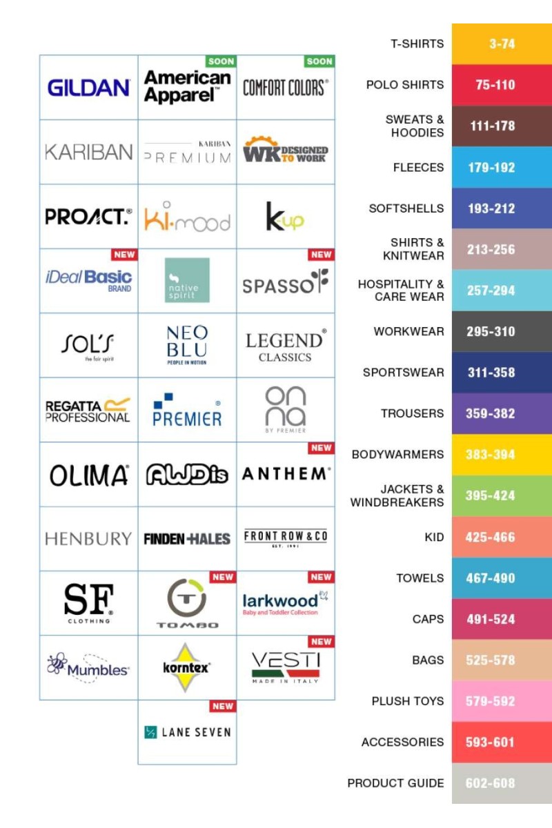 TSHIRT EUROPE 2026 CATALOGUE