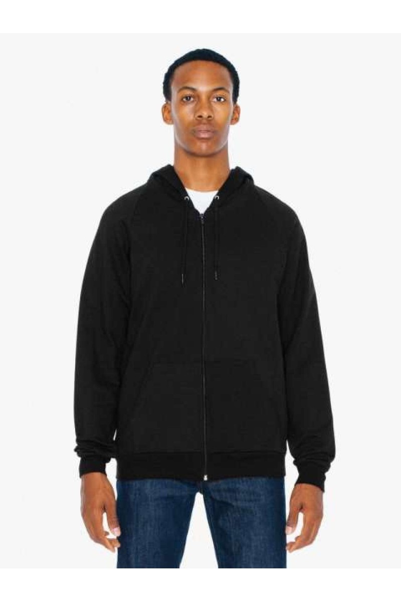 Hanorac cu fermoar și glugă California fleece unisex