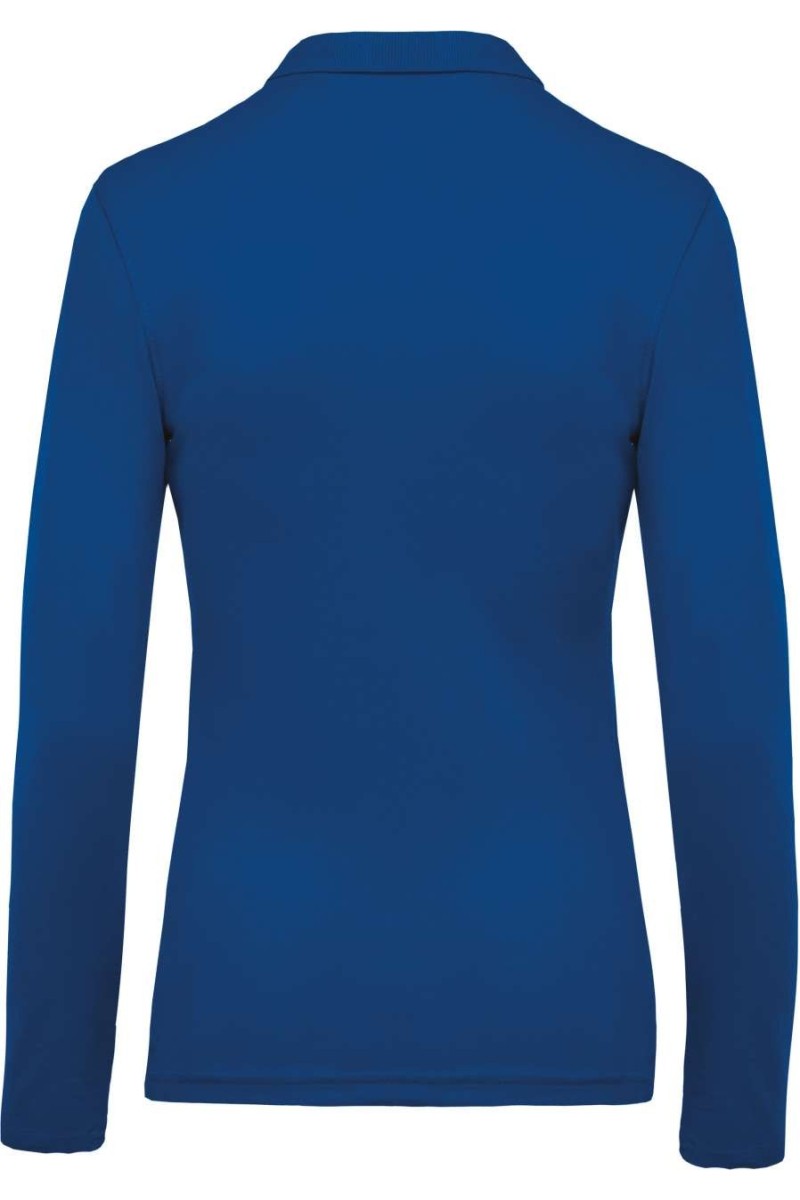 LADIES’ LONG-SLEEVED PIQUÉ POLO SHIRT