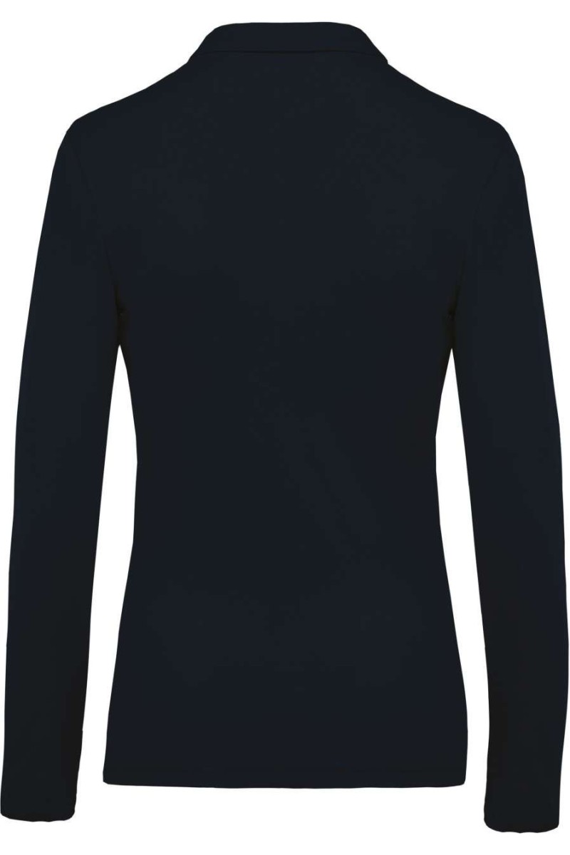 LADIES’ LONG-SLEEVED PIQUÉ POLO SHIRT