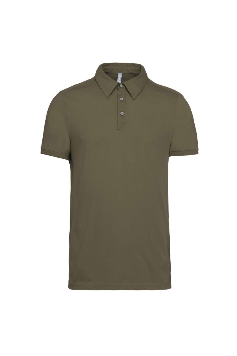 MEN'S SHORT SLEEVED JERSEY POLO SHIRT