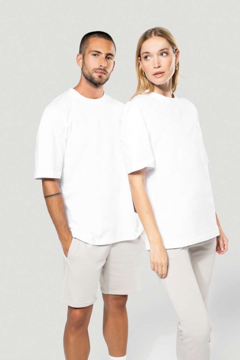 Tricou unisex oversized mânecă scurtă