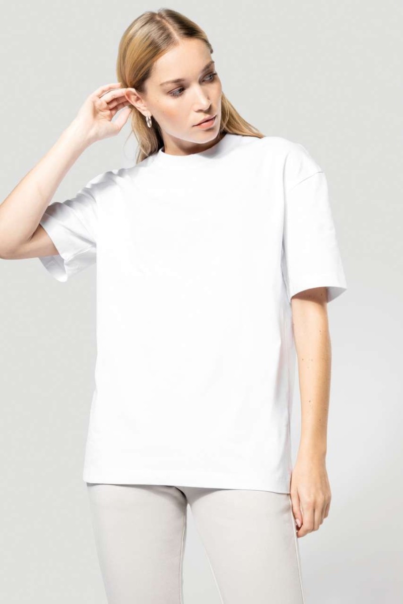 Tricou unisex oversized mânecă scurtă