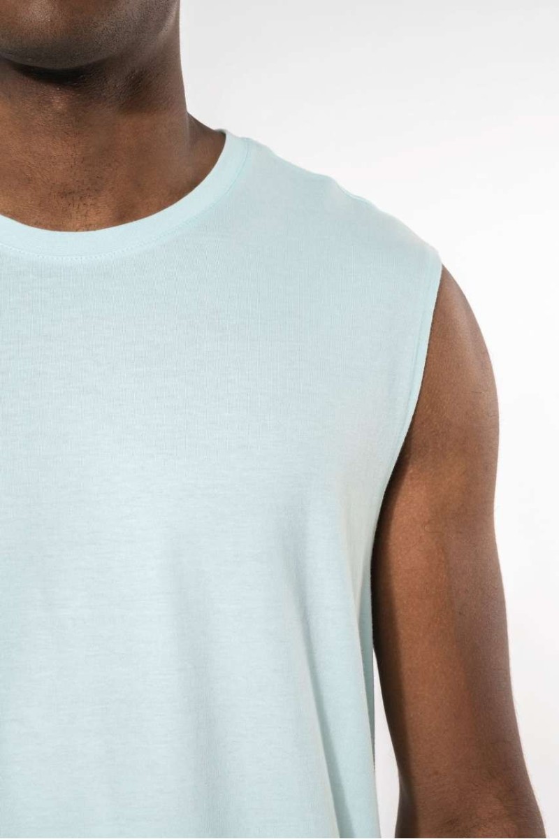 Tricou eco-friendly fără mâneci pentru bărbați