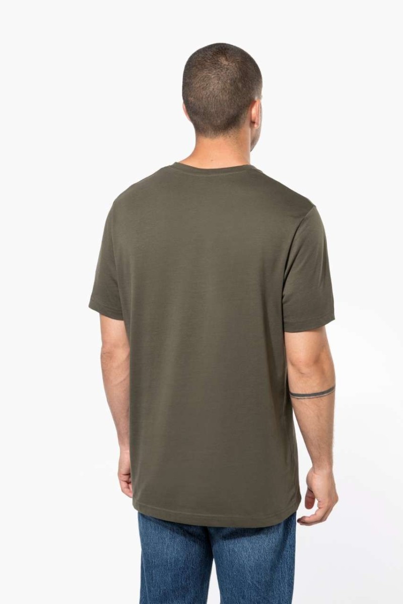 Tricou cu gât rotund mânecă scurtă