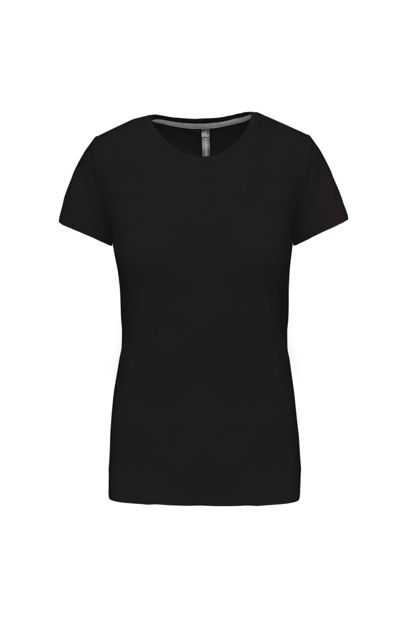 Tricou cu mânecă scurtă și gât rotund pentru femei