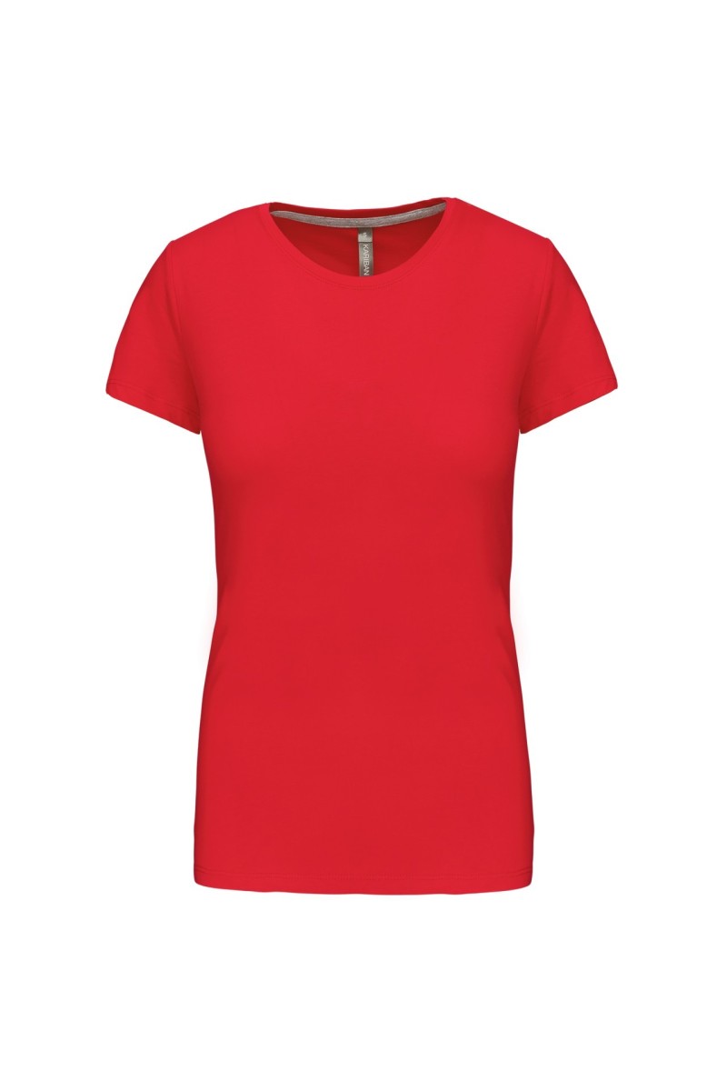 LADIES' SHORT SLEEVE CREW NECK T-SHIRT