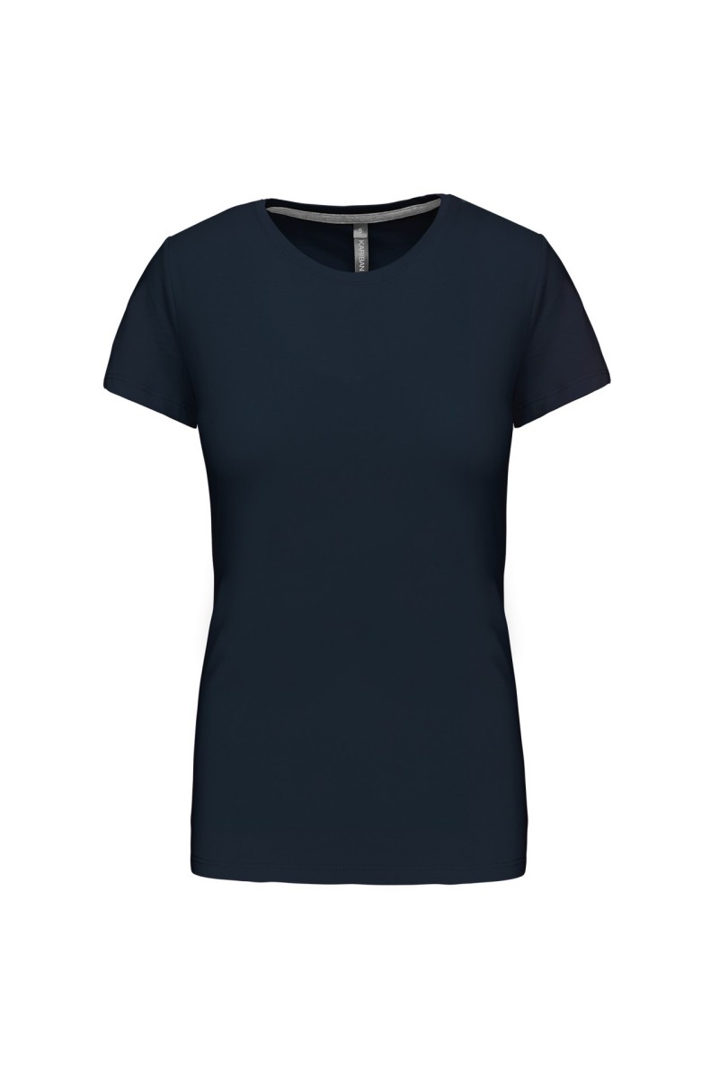 Tricou cu mânecă scurtă și gât rotund pentru femei