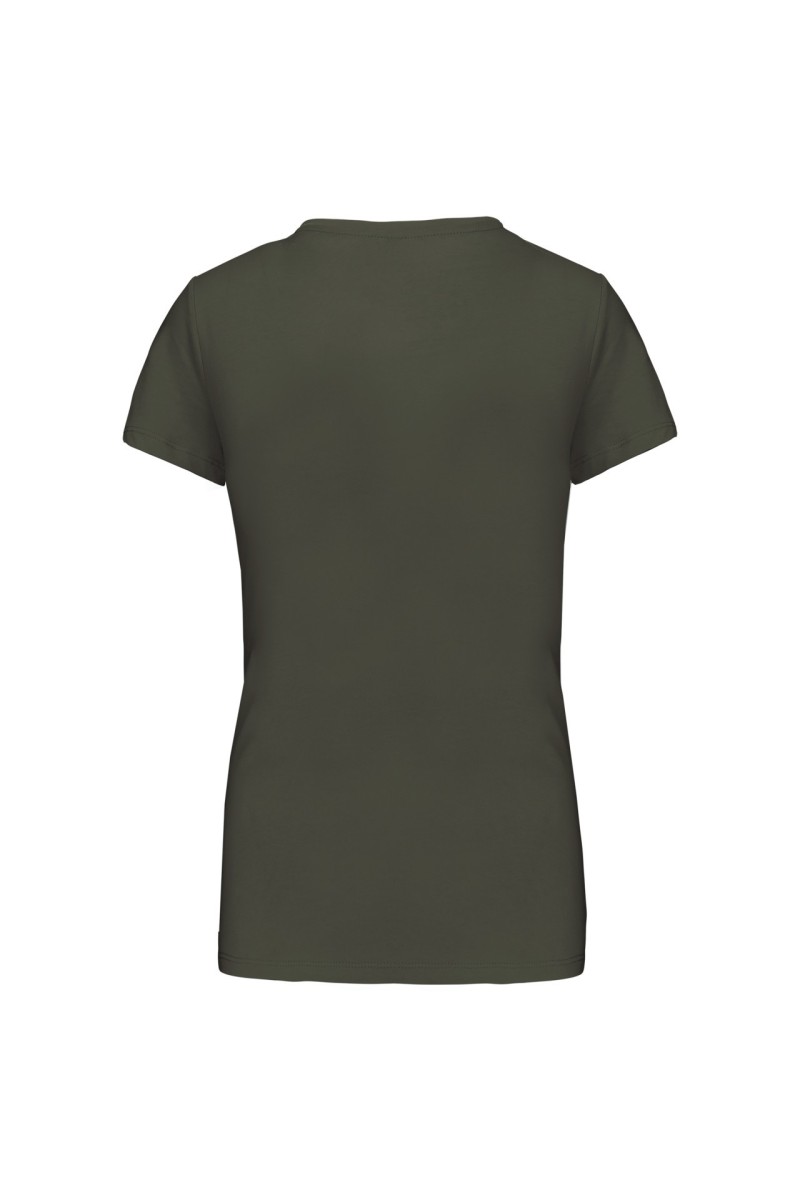 Tricou cu mânecă scurtă și gât rotund pentru femei