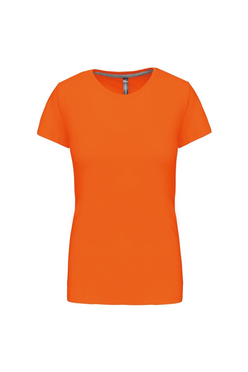 LADIES' SHORT SLEEVE CREW NECK T-SHIRT