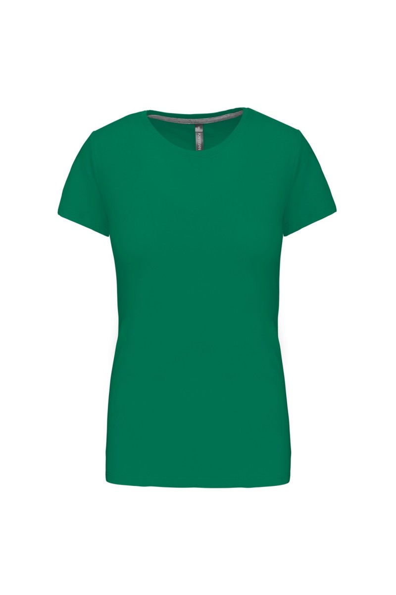 Tricou cu mânecă scurtă și gât rotund pentru femei