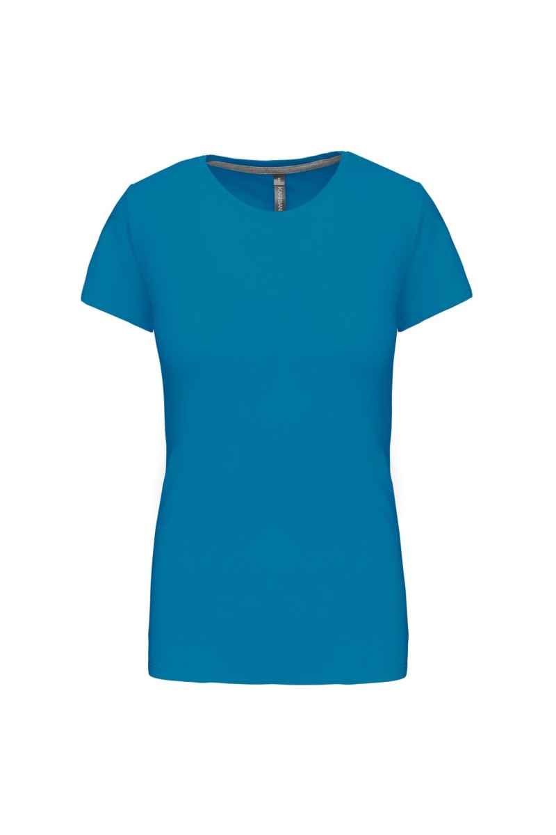 Tricou cu mânecă scurtă și gât rotund pentru femei