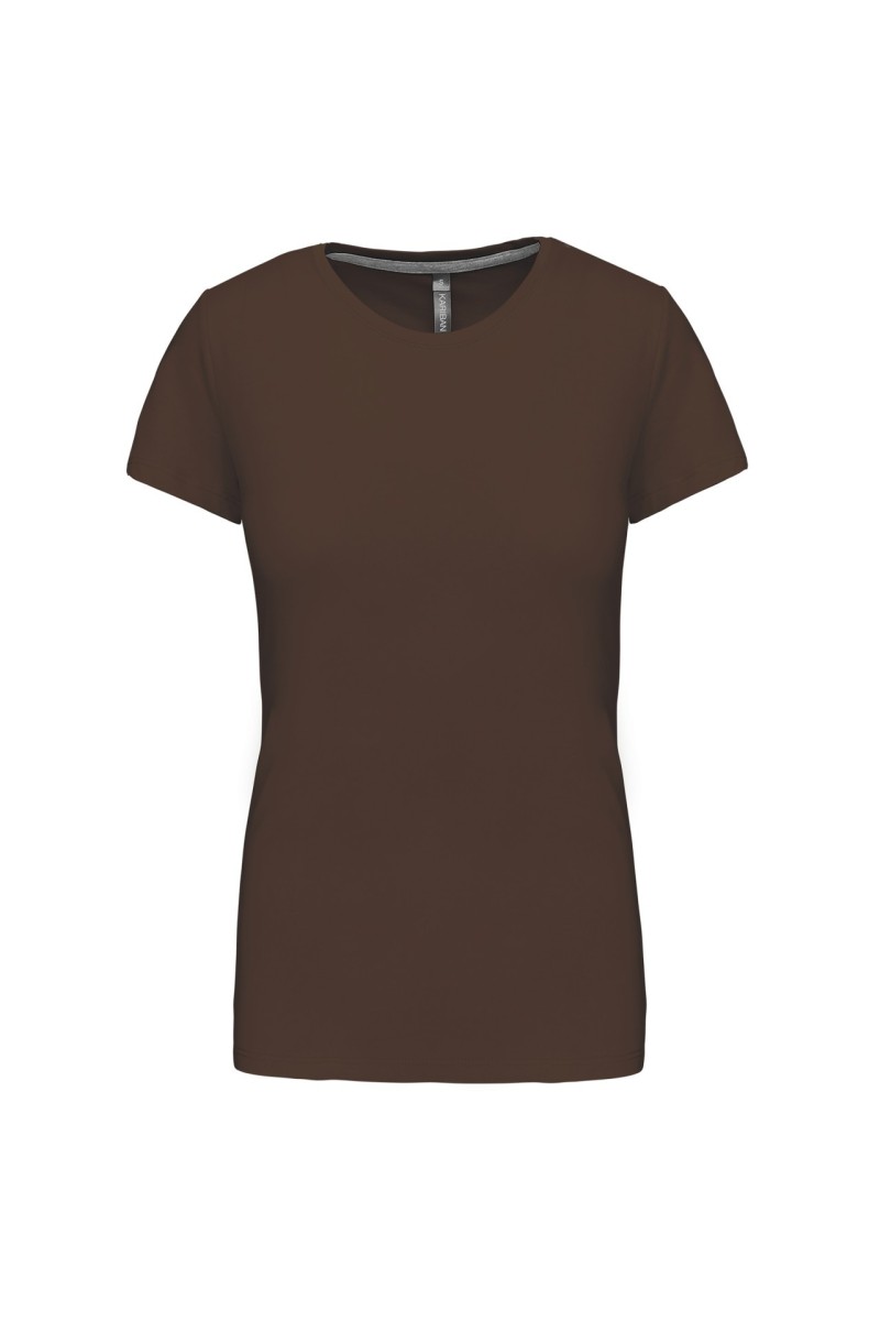 Tricou cu mânecă scurtă și gât rotund pentru femei