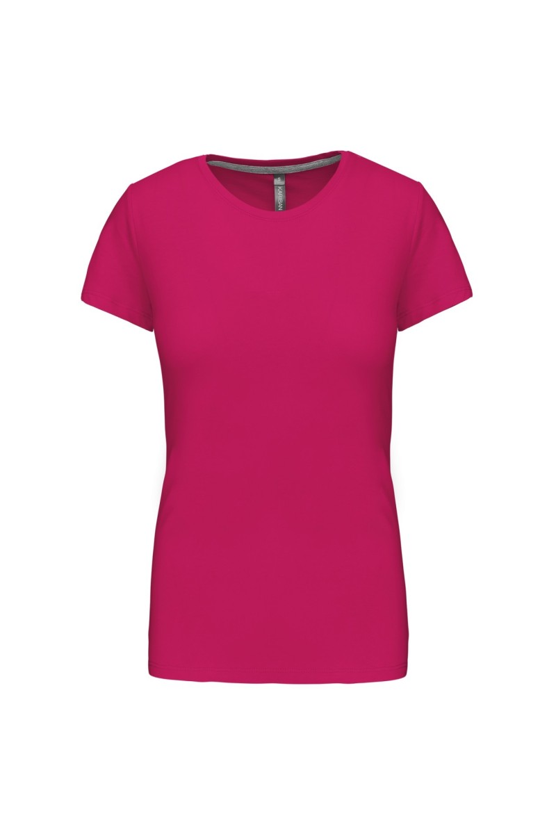 Tricou cu mânecă scurtă și gât rotund pentru femei