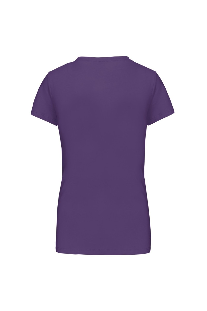 Tricou cu mânecă scurtă și gât rotund pentru femei