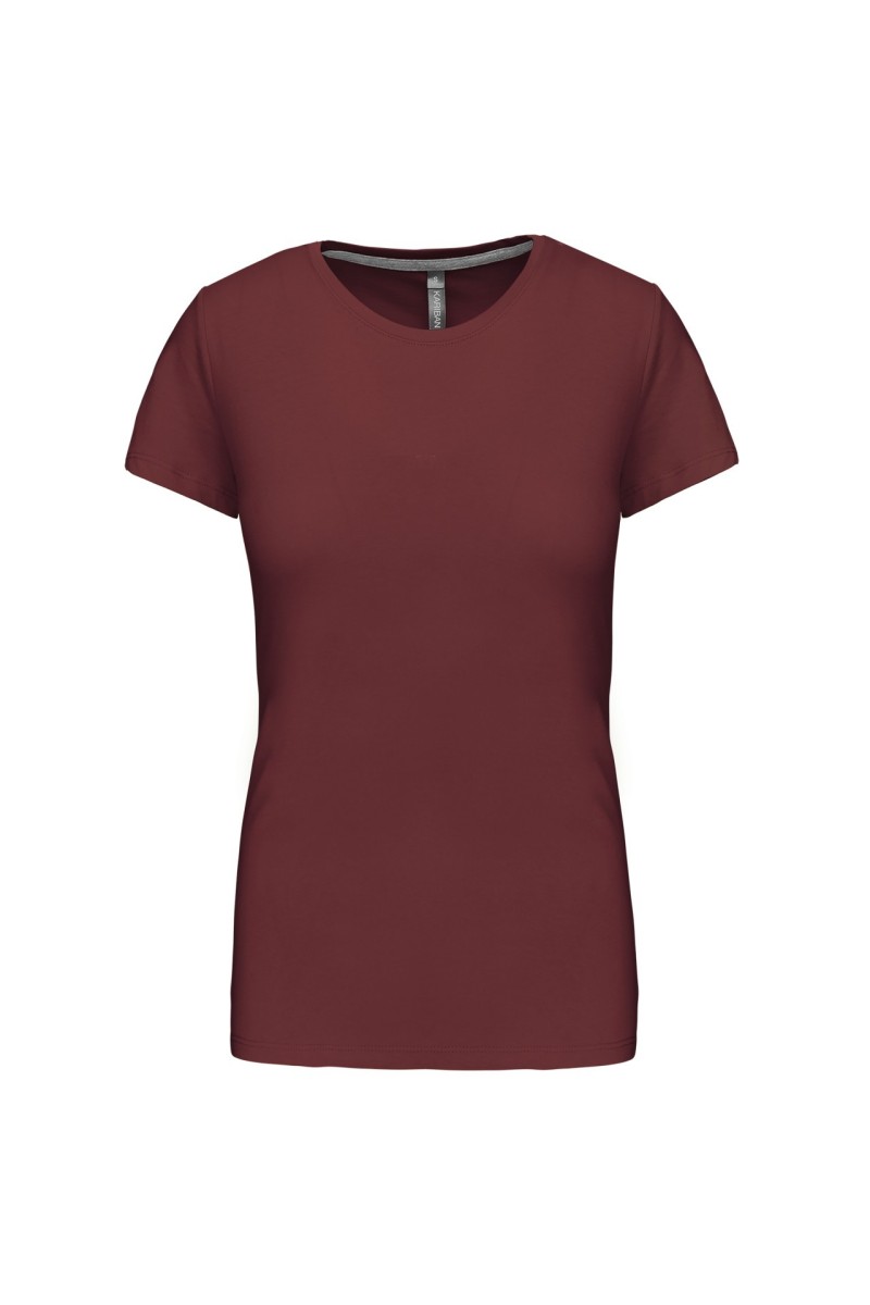 LADIES' SHORT SLEEVE CREW NECK T-SHIRT
