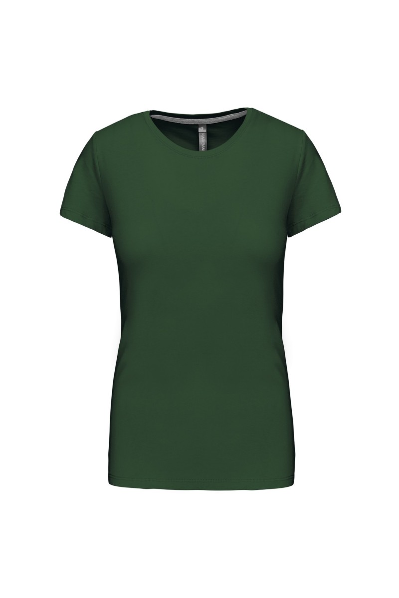 Tricou cu mânecă scurtă și gât rotund pentru femei