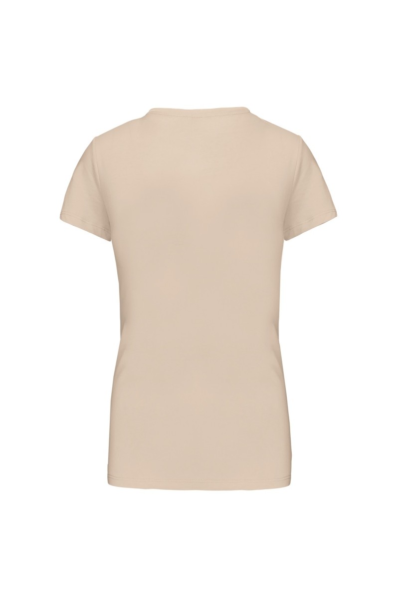 Tricou cu mânecă scurtă și gât rotund pentru femei
