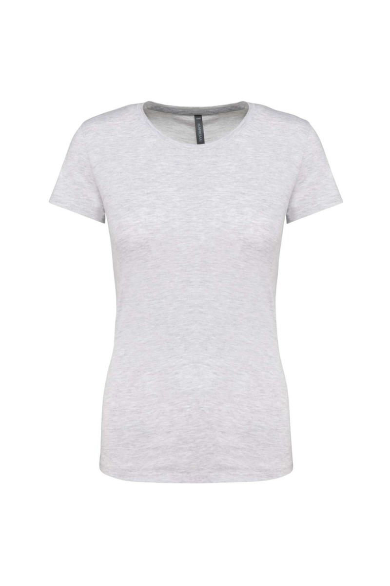 Tricou cu mânecă scurtă și gât rotund pentru femei