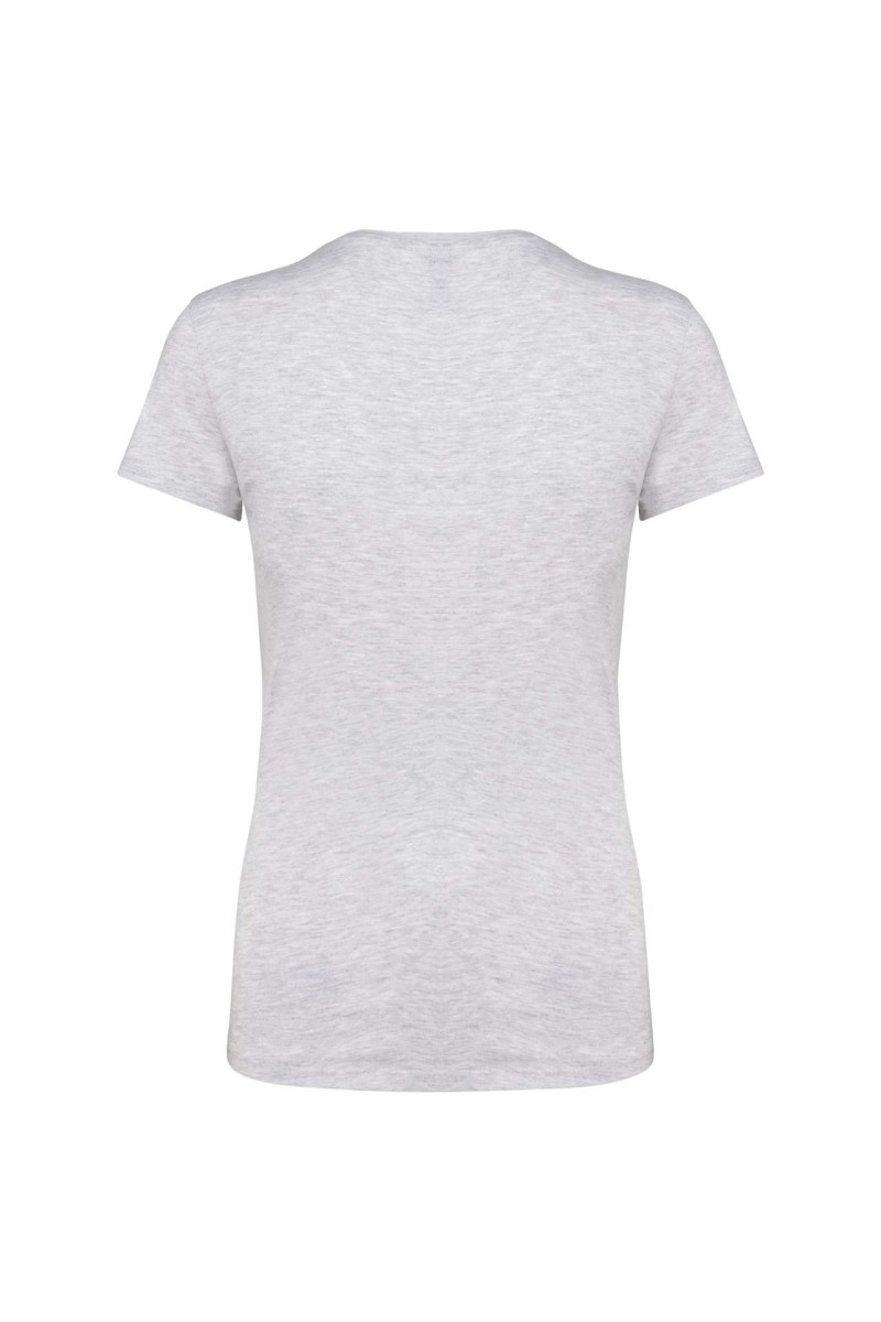 Tricou cu mânecă scurtă și gât rotund pentru femei