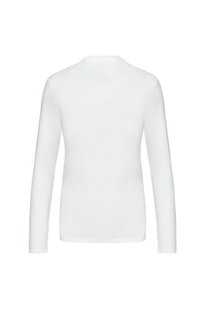 LADIES' LONG-SLEEVED CREW NECK T-SHIRT