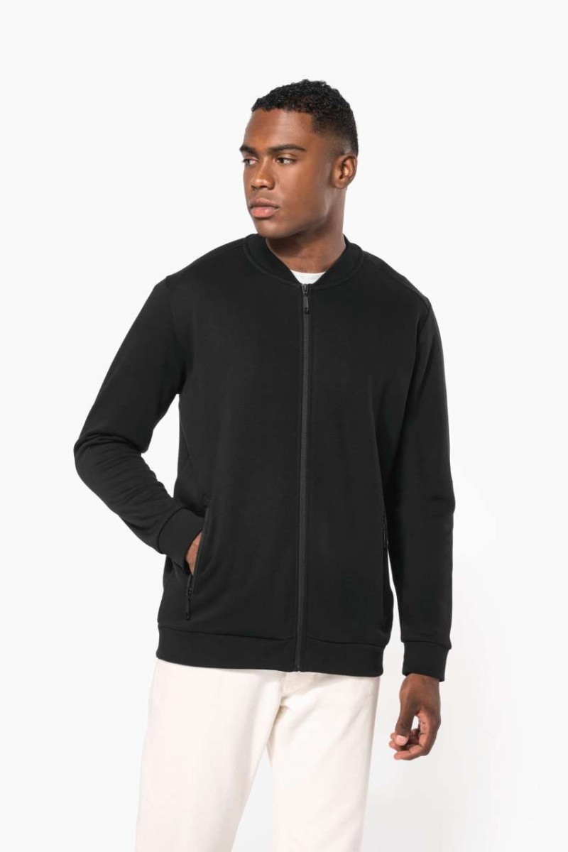 Bluză fleece cu fermoar