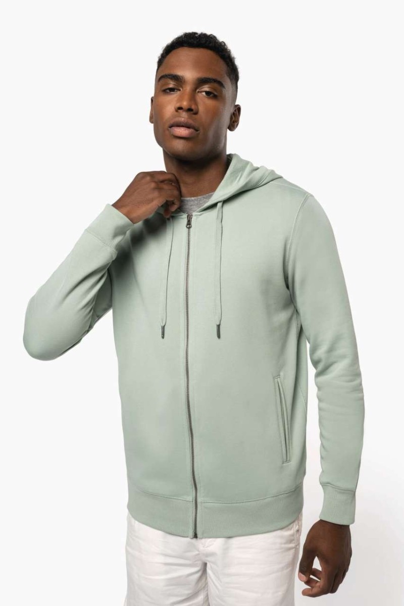Hanorac cu fermoar și glugă eco-friendly unisex
