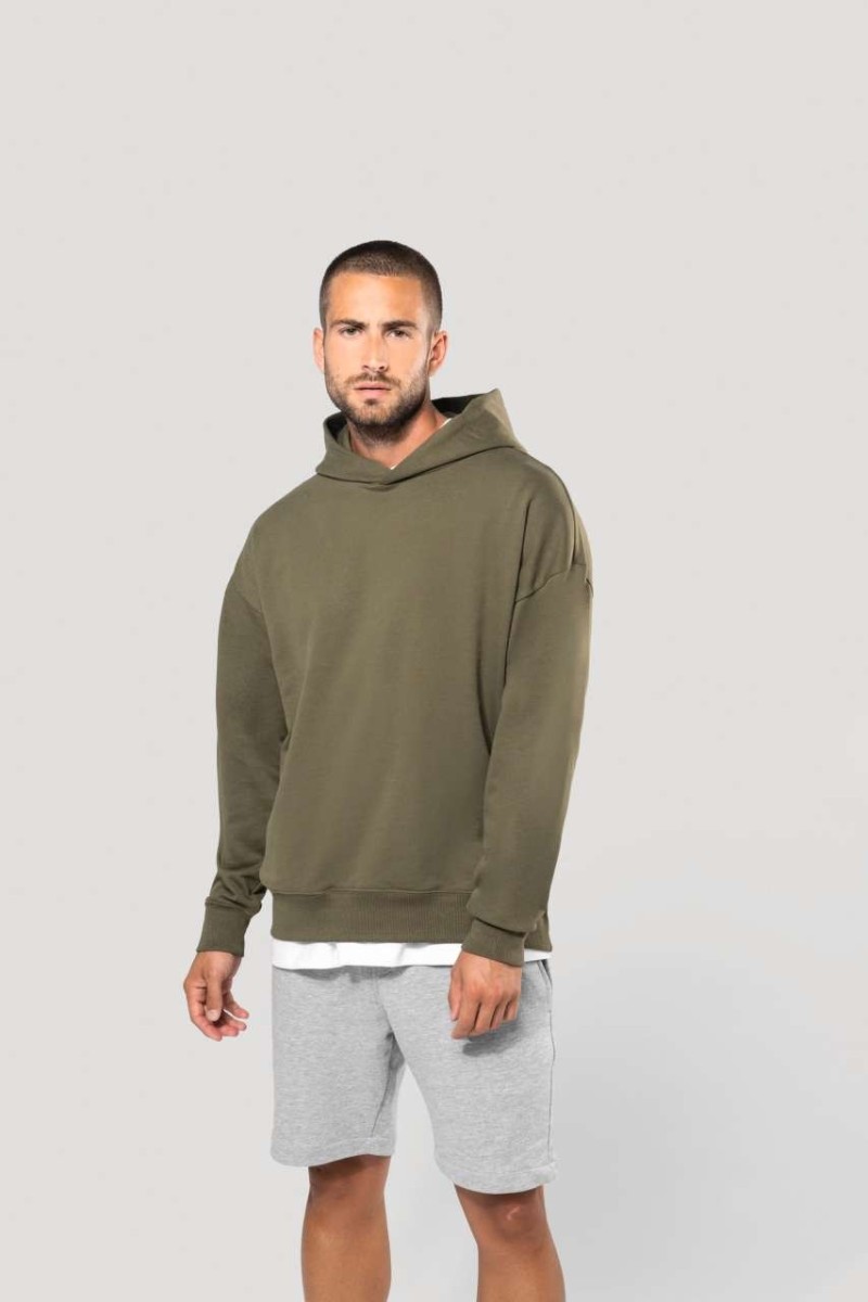 Hanorac fleece oversized cu glugă unisex